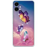 Чохол зі стразами Samsung Galaxy A07s (A077) Butterflies
