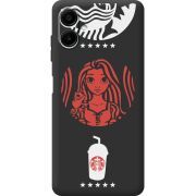 Чорний чохол BoxFace Samsung Galaxy A07s (A077) RedWhite Coffee