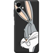 Чорний чохол BoxFace Samsung Galaxy A07s (A077) Lucky Rabbit