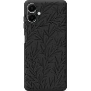 Чорний чохол BoxFace Samsung Galaxy A07s (A077) Leaves