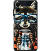 Чохол BoxFace Samsung Galaxy A08 (A085) Енот с банкой