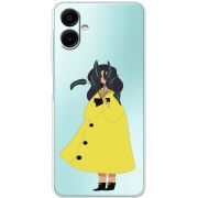 Прозорий чохол BoxFace Samsung Galaxy A08 (A085) Just a Girl