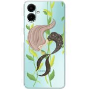 Прозорий чохол BoxFace Samsung Galaxy A08 (A085) Cute Mermaid