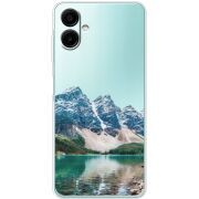 Прозорий чохол BoxFace Samsung Galaxy A08 (A085) Blue Mountain