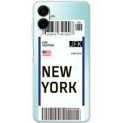 Прозорий чохол BoxFace Samsung Galaxy A08 (A085) Ticket New York