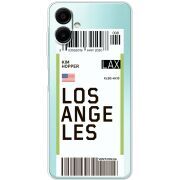Прозорий чохол BoxFace Samsung Galaxy A08 (A085) Ticket Los Angeles