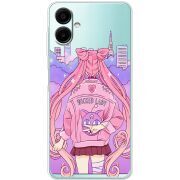 Прозорий чохол BoxFace Samsung Galaxy A08 (A085) Wiked Lady