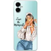 Прозорий чохол BoxFace Samsung Galaxy A08 (A085) Live The Moment