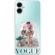 Прозорий чохол BoxFace Samsung Galaxy A08 (A085) VOGUE