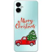 Прозорий чохол BoxFace Samsung Galaxy A08 (A085) Holiday Car