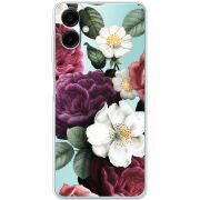 Прозорий чохол BoxFace Samsung Galaxy A08 (A085) Floral Dark Dreams