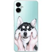 Прозорий чохол BoxFace Samsung Galaxy A08 (A085) Husky