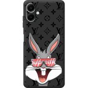 Чорний чохол BoxFace Samsung Galaxy A08 (A085) looney bunny