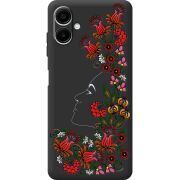 Чорний чохол BoxFace Samsung Galaxy A08 (A085) 3D Ukrainian Muse
