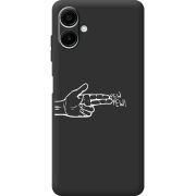 Чорний чохол BoxFace Samsung Galaxy A08 (A085) Pew Pew