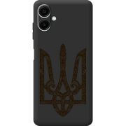 Чорний чохол BoxFace Samsung Galaxy A08 (A085) Ukrainian Trident