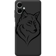 Чорний чохол BoxFace Samsung Galaxy A08 (A085) Wolf