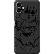 Чорний чохол BoxFace Samsung Galaxy A08 (A085) Bear King