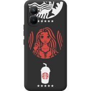 Чорний чохол BoxFace Infinix GT 50 Pro RedWhite Coffee