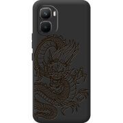 Чорний чохол BoxFace Infinix GT 50 Pro Chinese Dragon