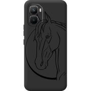 Чорний чохол BoxFace Infinix GT 50 Pro Horse