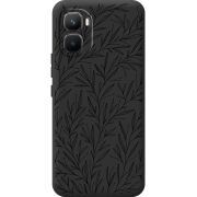 Чорний чохол BoxFace Infinix GT 50 Pro Leaves