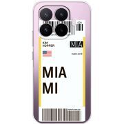 Прозорий чохол BoxFace Xiaomi 17T Ticket Miami