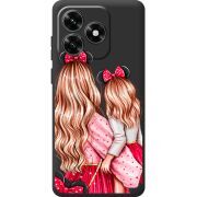 Прозрачный чехол BoxFace Honor X5c Plus Mouse Girls