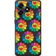 Прозрачный чехол BoxFace Honor X5c Plus Hippie Flowers