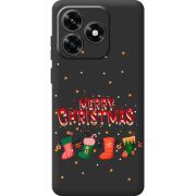 Прозрачный чехол BoxFace Honor X5c Plus Merry Christmas