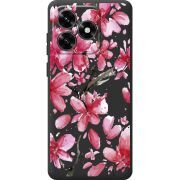 Прозрачный чехол BoxFace Honor X5c Plus Pink Magnolia