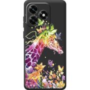 Прозрачный чехол BoxFace Honor X5c Plus Colorful Giraffe