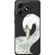 Прозрачный чехол BoxFace Honor X5c Plus Swan