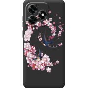 Чехол со стразами BoxFace Honor X5c Plus Swallows and Bloom