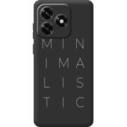 Черный чехол BoxFace Honor X5c Plus Minimalistic