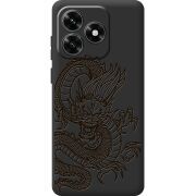 Черный чехол BoxFace Honor X5c Plus Chinese Dragon