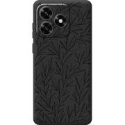 Черный чехол BoxFace Honor X5c Plus Leaves