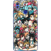 Чехол Uprint Honor Note 10 Anime Stickers