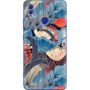 Чехол Uprint Honor Note 10 Blue Herb