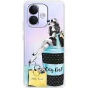 Прозорий чохол BoxFace Xiaomi Redmi Note 17 Pro City Girl