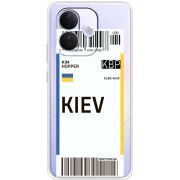 Прозорий чохол BoxFace Xiaomi Redmi Note 17 Pro Ticket Kiev