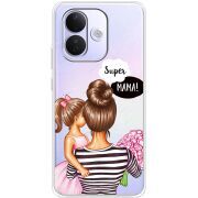 Прозорий чохол BoxFace Xiaomi Redmi Note 17 Pro Super Mama and Daughter