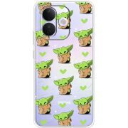 Прозорий чохол BoxFace Xiaomi Redmi Note 17 Pro Pattern Baby Yoda