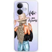 Прозорий чохол BoxFace Xiaomi Redmi Note 17 Pro Follow Your Dreams