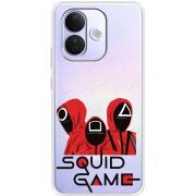 Прозорий чохол BoxFace Xiaomi Redmi Note 17 Pro siquid game люди в красном