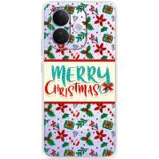 Прозорий чохол BoxFace Xiaomi Redmi Note 17 Pro Vintage Christmas Pattern