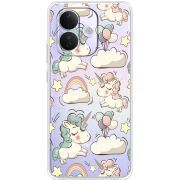 Прозорий чохол BoxFace Xiaomi Redmi Note 17 Pro Unicorns