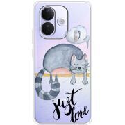 Прозорий чохол BoxFace Xiaomi Redmi Note 17 Pro Just Love