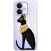 Чохол зі стразами Xiaomi Redmi Note 17 Pro Egipet Cat