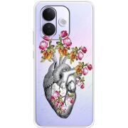 Чохол зі стразами Xiaomi Redmi Note 17 Pro Heart